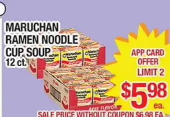 Torres Supermercado MARUCHAN RAMEN NOODLE CUP SOUP offer