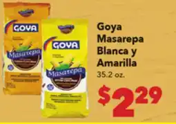 Vallarta Supermarkets Goya Masarepa Blanca y Amarilla offer