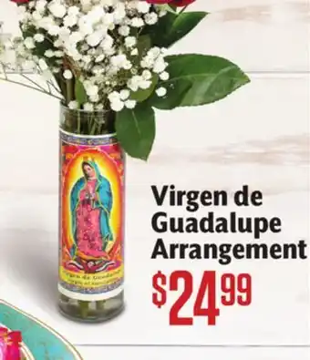 Vallarta Supermarkets Virgen de Guadalupe Arrangement offer
