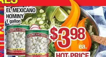Torres Supermercado EL MEXICANO HOMINY offer