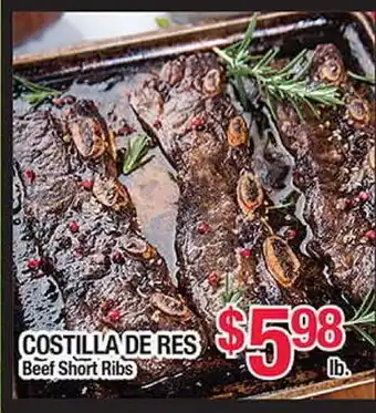 Torres Supermercado COSTILLA DE RES offer