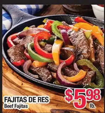 Torres Supermercado FAJITAS DE RES offer