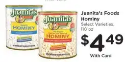 Kroger Juanita's Foods Hominy offer