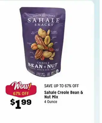 Grocery Outlet Sahale Creole Bean & Nut Mix offer