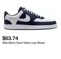 Dick's Sporting Goods Nike Men's Court Vision Low Shoes offer