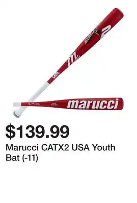 Dick's Sporting Goods Marucci CATX2 USA Youth Bat (-11) offer