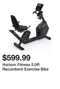Dick's Sporting Goods Horizon Fitness 5.0R Recumbent Exercise Bike offer