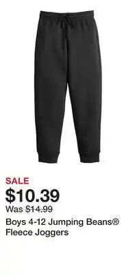 Kohl's Boys 4-12 Jumping Beans Fleece Joggers offer