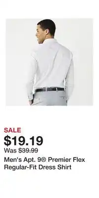 Kohl's Men's Apt. 9 Premier Flex Regular-Fit Dress Shirt offer