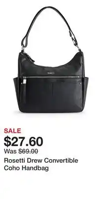 Kohl's Rosetti Drew Convertible Coho Handbag offer