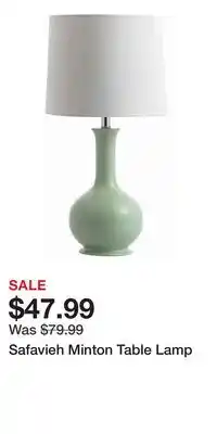 Kohl's Safavieh Minton Table Lamp offer