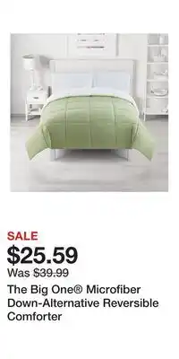 Kohl's The Big One Microfiber Down-Alternative Reversible Comforter offer