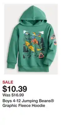 Kohl's Boys 4-12 Jumping Beans Graphic Fleece Hoodie offer