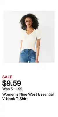 Kohl's Women's Nine West Essential V-Neck T-Shirt offer