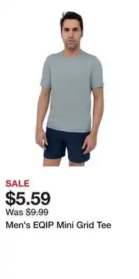 Kohl's Men's EQIP Mini Grid Tee offer