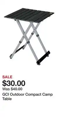 Kohl's GCI Outdoor Compact Camp Table offer