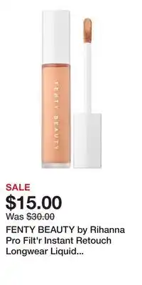 Kohl's FENTY BEAUTY by Rihanna Pro Filt'r Instant Retouch Longwear Liquid Concealer offer