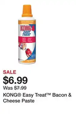 Petsmart KONG Easy Treat Bacon & Cheese Paste offer