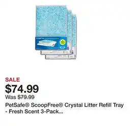 Petsmart PetSafe ScoopFree Crystal Litter Refill Tray - Fresh Scent 3-Pack - Leak Protection/Low Tracking offer