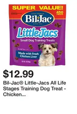 Petsmart Bil-Jac Little-Jacs All Life Stages Training Dog Treat - Chicken Liver offer