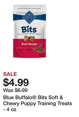 Petsmart Blue Buffalo Bits Soft & Chewy Puppy Training Treats - 4 oz offer