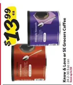 Winn Dixie Know & Love or SE Grocers Coffee offer