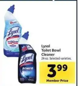 Safeway Lysol Toilet Bowl Cleaner offer