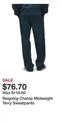 Nordstrom Reigning Champ Midweight Terry Sweatpants offer
