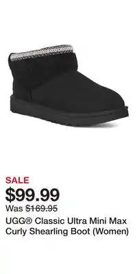 Nordstrom UGG Classic Ultra Mini Max Curly Shearling Boot (Women) offer