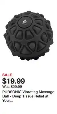 Nordstrom PURSONIC Vibrating Massage Ball - Deep Tissue Relief at Your Fingertips offer