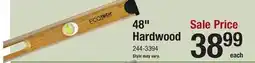 Menards 48 Hardwood offer