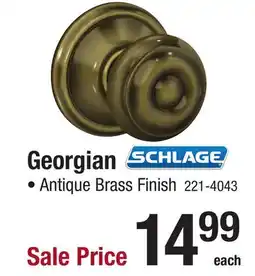 Menards Georgian offer