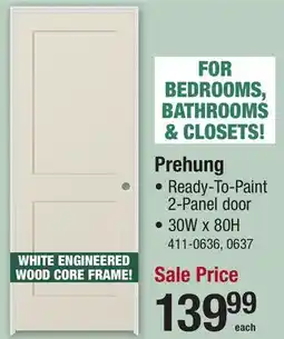 Menards Prehung offer