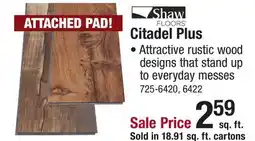 Menards Citadel Plus offer