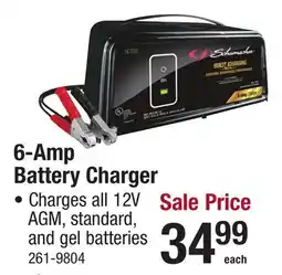 Menards 6-Amp Battery Charger offer
