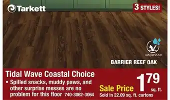 Menards Tidal Wave Coastal Choice offer