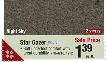 Menards Star Gazer offer