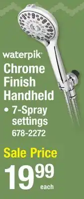 Menards Chrome Finish Handheld offer