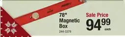 Menards 78 Magnetic Box offer