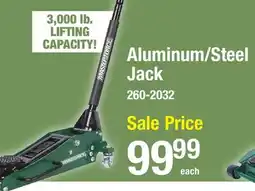 Menards Aluminum/Steel Jack offer