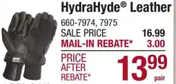 Menards HydraHyde Leather offer