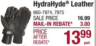 Menards HydraHyde Leather offer