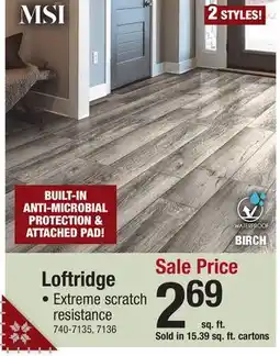 Menards Loftridge offer