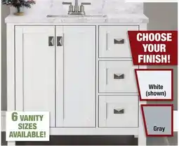 Menards Rio Vanity with Top offer