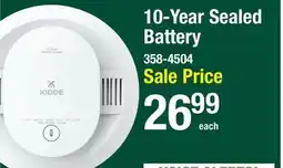 Menards 10-Year Sealed Battery offer