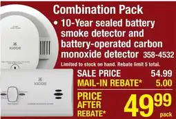 Menards Combination Pack offer