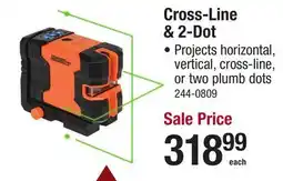 Menards Cross-Line & 2-Dot Laser Level offer