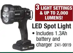 Menards LED Spot Light offer