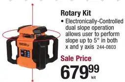 Menards Rotary Kit offer