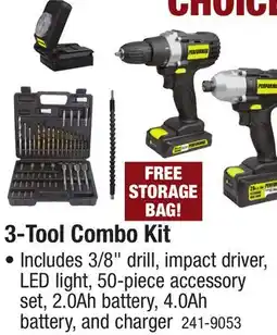 Menards 3-Tool Combo Kit offer
